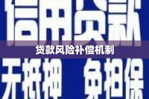 枣庄贷款风险补偿机制