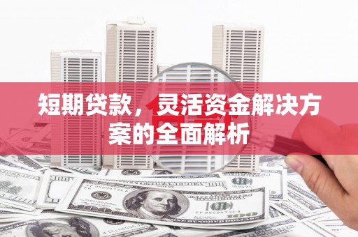枣庄短期贷款，灵活资金解决方案的全面解析