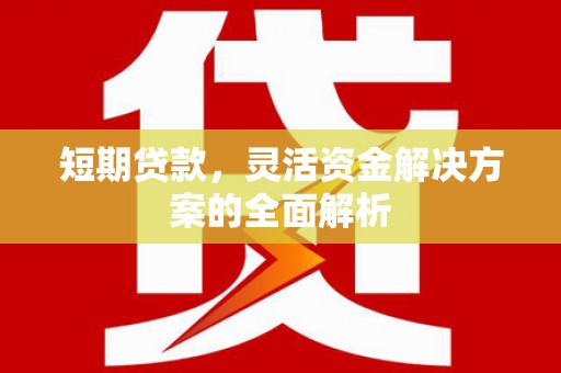 枣庄短期贷款，灵活资金解决方案的全面解析