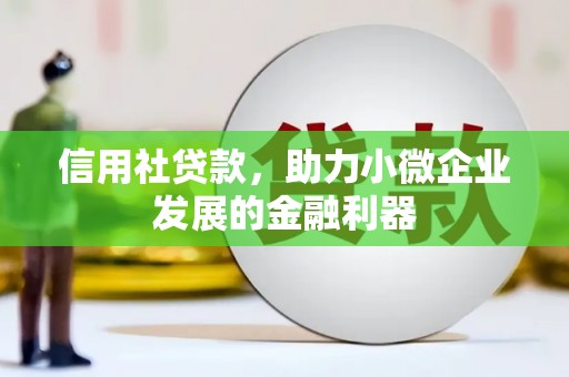 枣庄信用社贷款，助力小微企业发展的金融利器